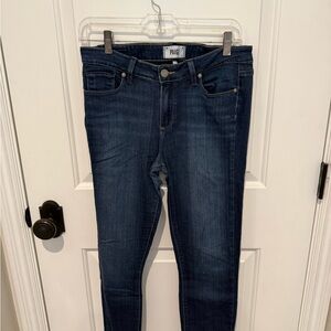PAIGE Indigo Skinny Jeans - Dark Wash